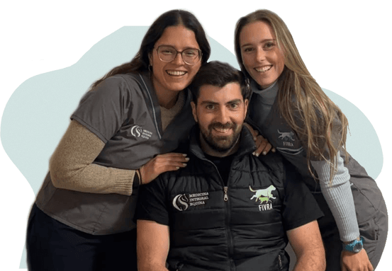 Composición del equipo actual de FIVRA: Florencia Solano, Martín Gerez y Josefina Chayer